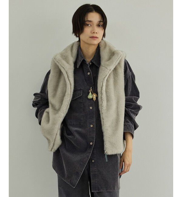 SALON adam et rope'「フェードコーデュロイシャツ / セットアップ対応」|シャツ・ブラウス|