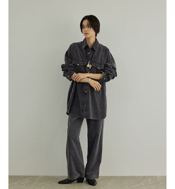 SALON adam et rope'「フェードコーデュロイシャツ / セットアップ対応」|シャツ・ブラウス|