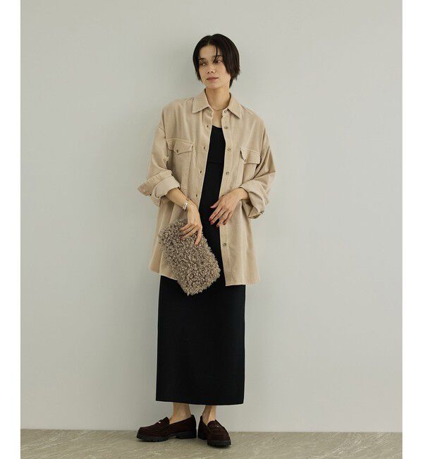 SALON adam et rope'「フェードコーデュロイシャツ / セットアップ対応」|シャツ・ブラウス|