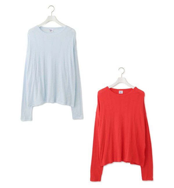 ADAM ET ROPE'「【Miller for ADAM ET ROPE'】別注 L/S SHEER TEE（2PACK）」|Tシャツ・カットソー|
