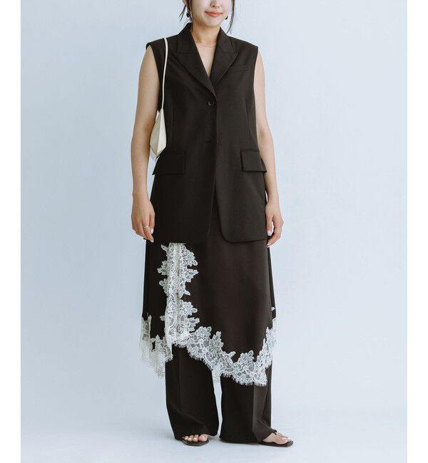 ADAM ET ROPE'「【Wrangler for ADAM ET ROPE'】別注WRANCHER WIDE/吸水速乾」|スラックス|