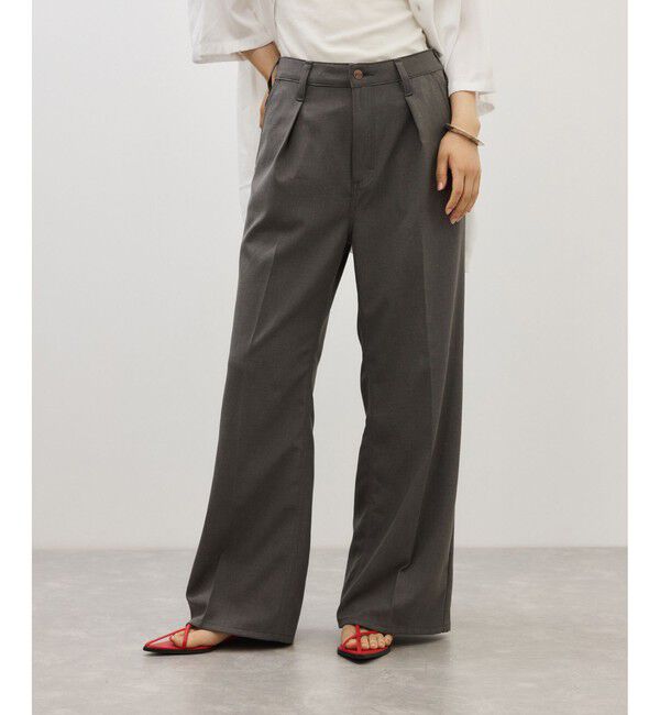 ADAM ET ROPE'「【Wrangler for ADAM ET ROPE'】別注WRANCHER WIDE/吸水速乾」|スラックス|
