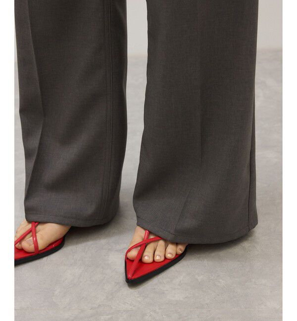 ADAM ET ROPE'「【Wrangler for ADAM ET ROPE'】別注WRANCHER WIDE/吸水速乾」|スラックス|