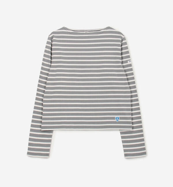 ORCIVAL「ORCIVAL | コットン ボートネック長袖Tシャツ WOMEN」|Tシャツ・カットソー|GREY系2