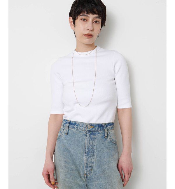  「《1枚でも透けにくい》ヴィンテージテレコTシャツ」|Tシャツ・カットソー|オフホワイト