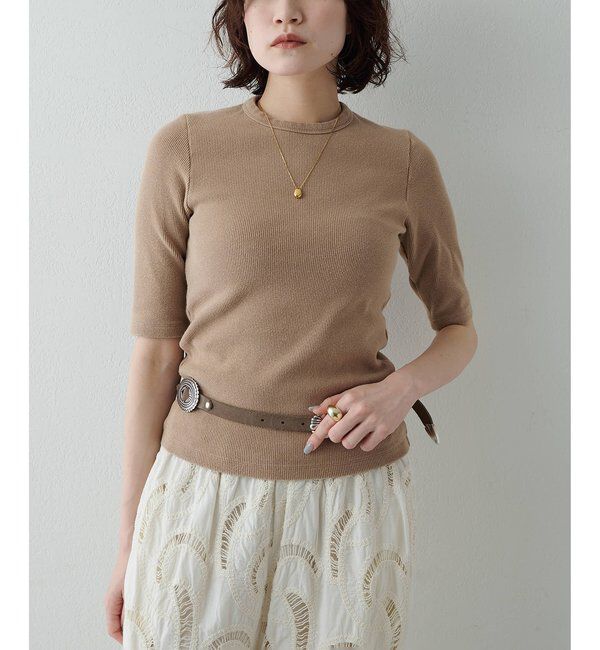  「《1枚でも透けにくい》ヴィンテージテレコTシャツ」|Tシャツ・カットソー|