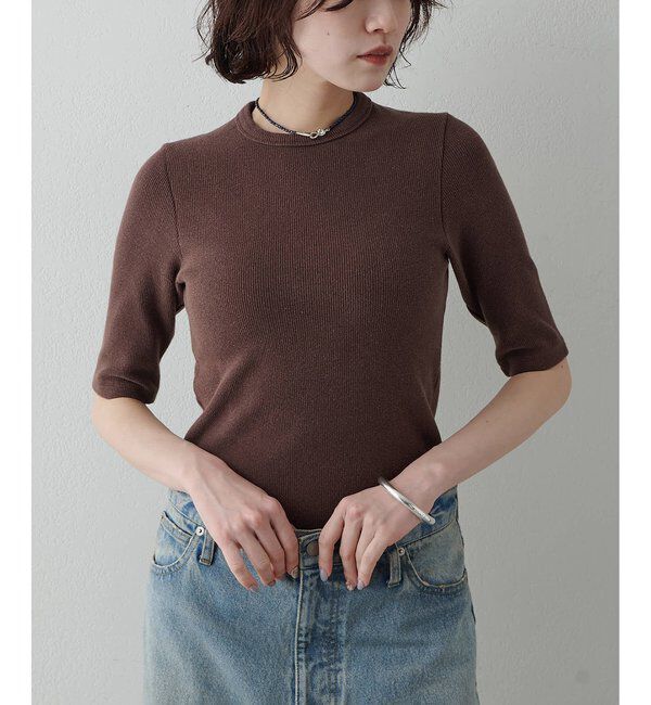  「《1枚でも透けにくい》ヴィンテージテレコTシャツ」|Tシャツ・カットソー|