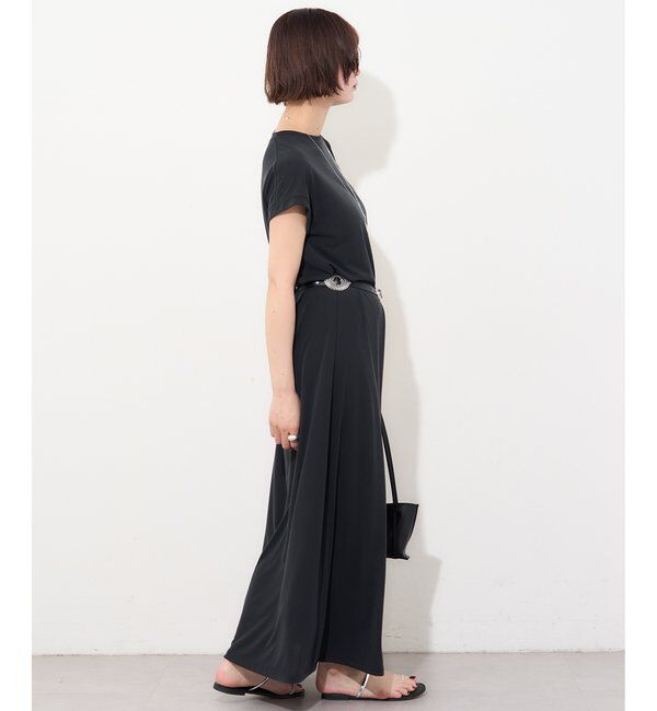  「《リラックス感のある着心地/手洗い可》フィブリルカットワンピース」|ワンピース|