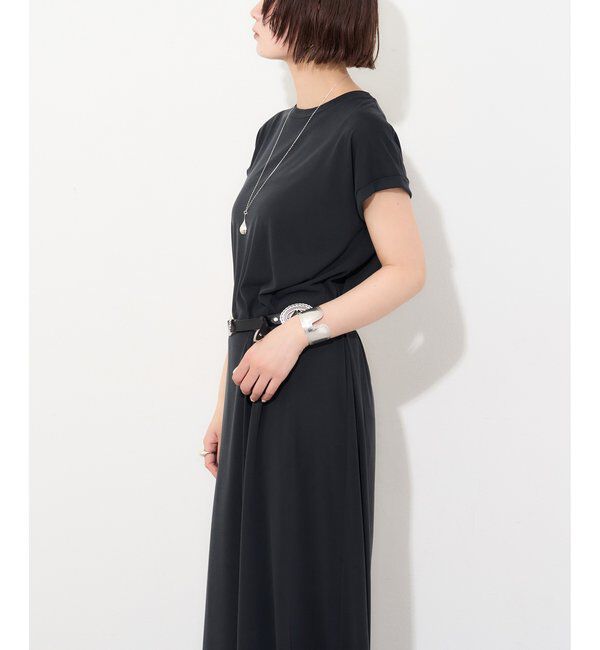  「《リラックス感のある着心地/手洗い可》フィブリルカットワンピース」|ワンピース|