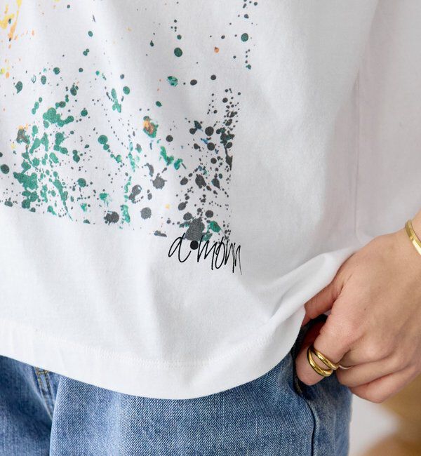  「【A・MONN】【オーバーサイズ】color dot Tee」|Tシャツ・カットソー|