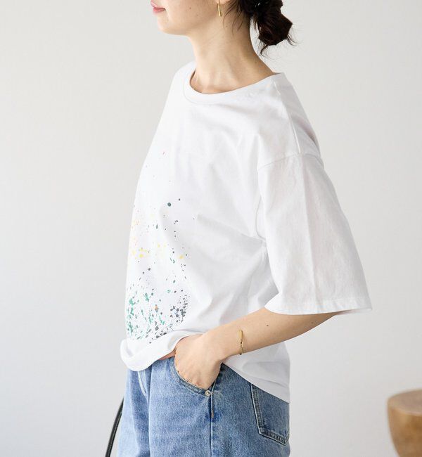  「【A・MONN】【オーバーサイズ】color dot Tee」|Tシャツ・カットソー|