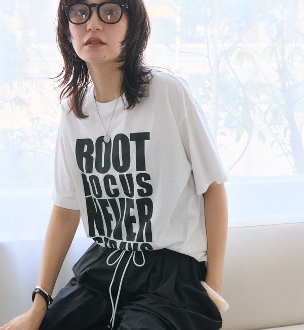  「【接触冷感】アソートロゴTee」|Tシャツ・カットソー|ホワイト