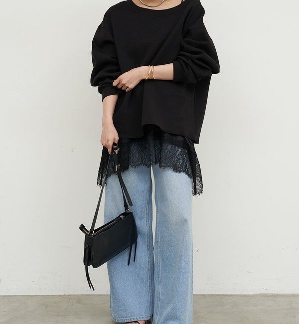  「【手洗い可】ストレートデニム」|デニム|