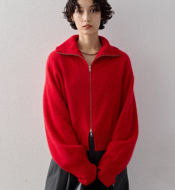  「ウールカシミヤドライバーズニット」|ニット・セーター|