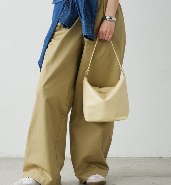  「《本革/360g》ソフトレザーシンプルショルダーバッグ 」|ショルダー・メッセンジャー|
