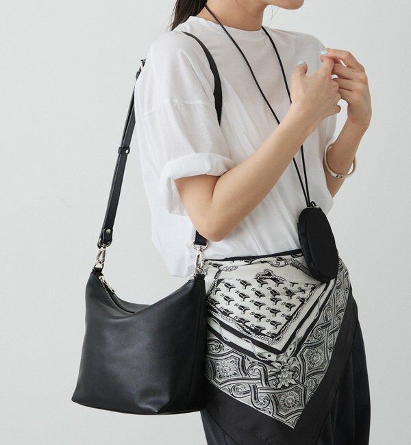 「《本革/360g》ソフトレザーシンプルショルダーバッグ 」|ショルダー・メッセンジャー|