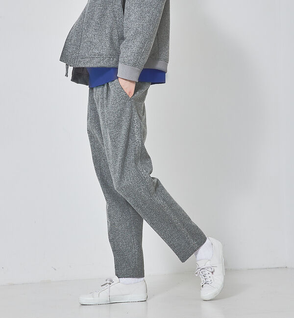 ABAHOUSE「【セットアップ対応】ウーリッシュ サイドライン 1タック パンツ」|その他|グレー