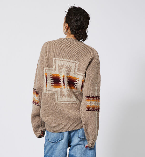 ABAHOUSE「【PENDLETON/ペンドルトン】Shetland Wool Crewneck」|ニット・セーター|ベージュ