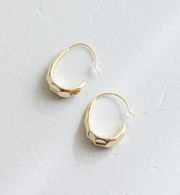 Rouge vif「【sauvage peau】メタル変形デザインピアス」|ピアス|