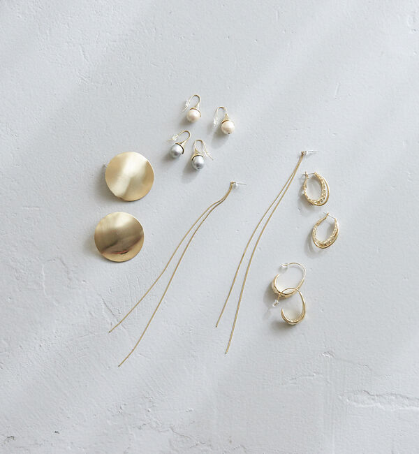 Rouge vif「【sauvage peau】メタル変形デザインピアス」|ピアス|