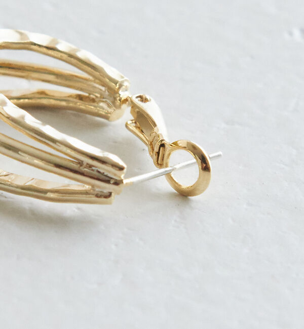 Rouge vif「【sauvage peau】メタル変形デザインピアス」|ピアス|