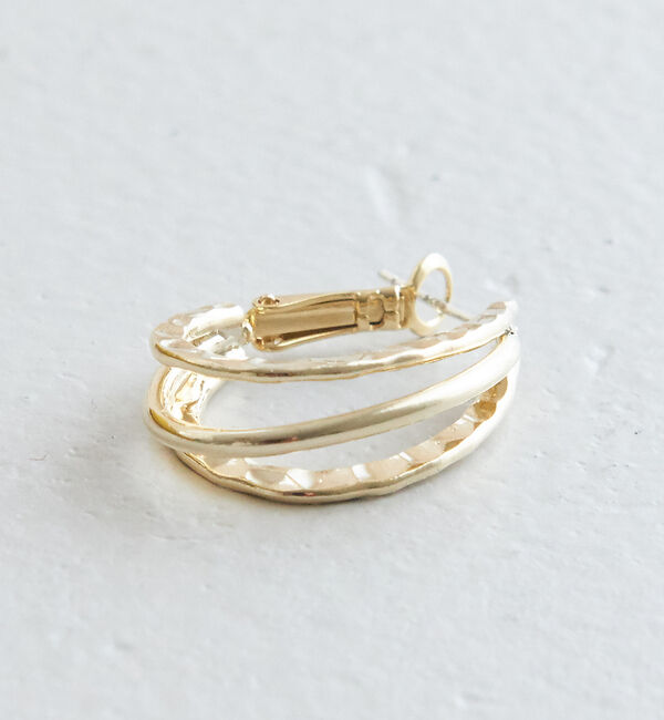 Rouge vif「【sauvage peau】メタル変形デザインピアス」|ピアス|