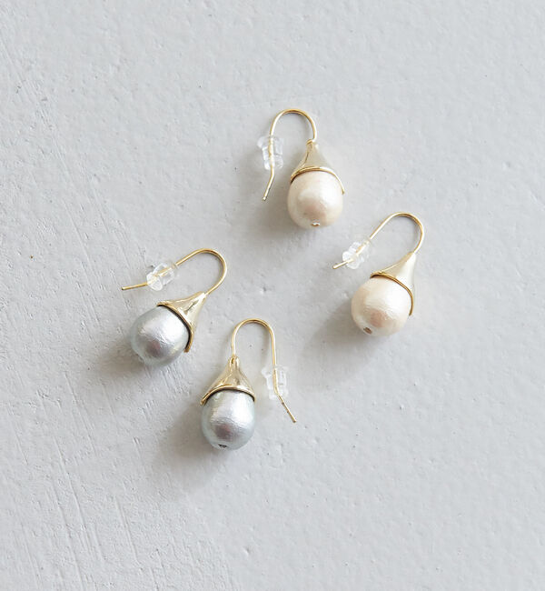 Rouge vif「【sauvage peau】メタル変形デザインピアス」|ピアス|
