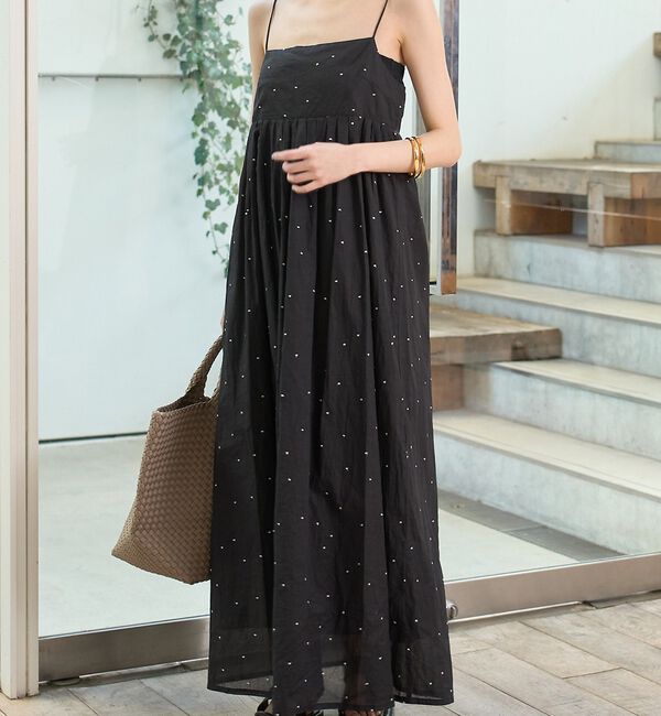Rouge vif「【セットアップ対応】インドドット刺繍ペプラムブラウス」|シャツ・ブラウス|