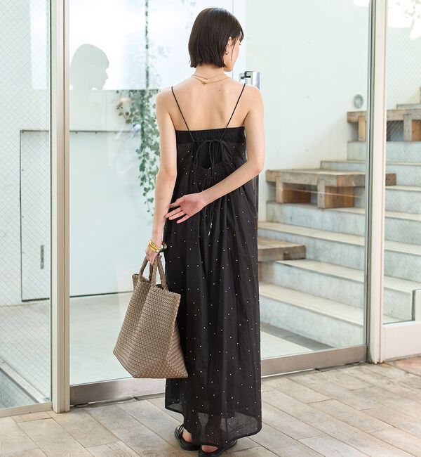 Rouge vif「【セットアップ対応】インドドット刺繍ペプラムブラウス」|シャツ・ブラウス|