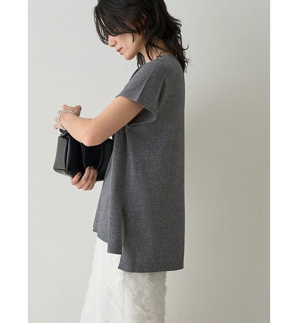 qualite「【接触冷感・セットアップ】レーヨンストレッチフレンチ」|ニット・セーター|