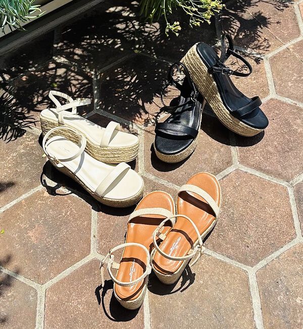 AU BANNISTER「【販売店舗限定】エスパドリーユウェッジサンダル」|サンダル|