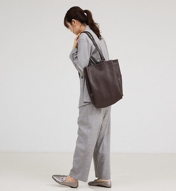 LOWELL things「●SOEUR/ダブルハンドルトート/A4/通勤」|トートバッグ|
