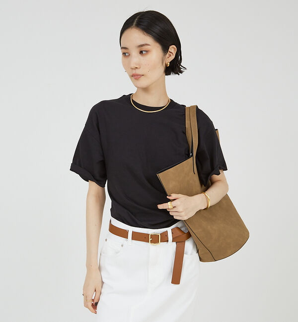 The Store by C' 「【TOTEME】Twisted Jersey Tee／ツイストジャージTシャツ」|Tシャツ・カットソー|