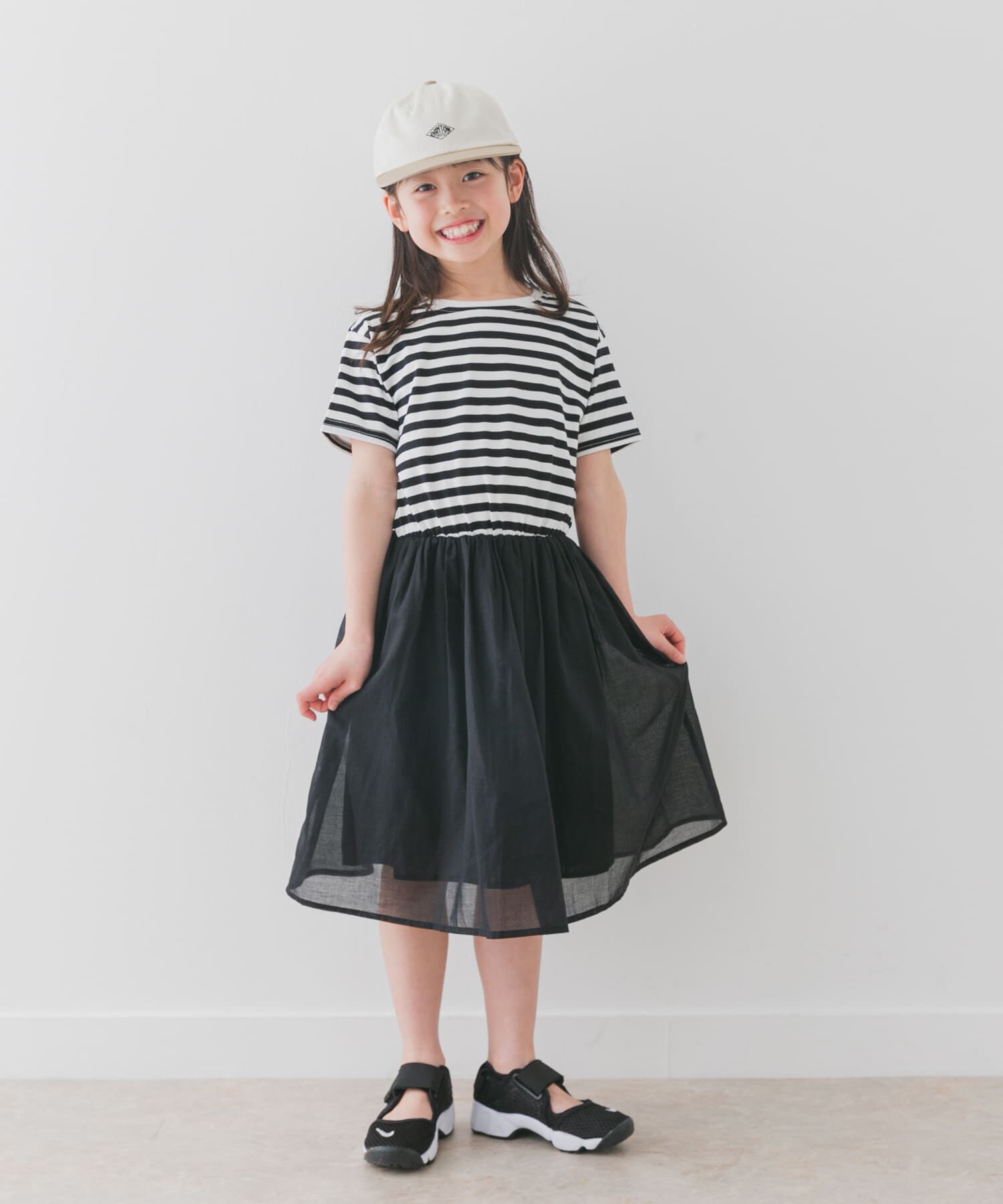 URBAN RESEARCH DOORS「『親子リンク』『UR TECH』ボイルドッキングワンピース(KIDS)」|ワンピース|