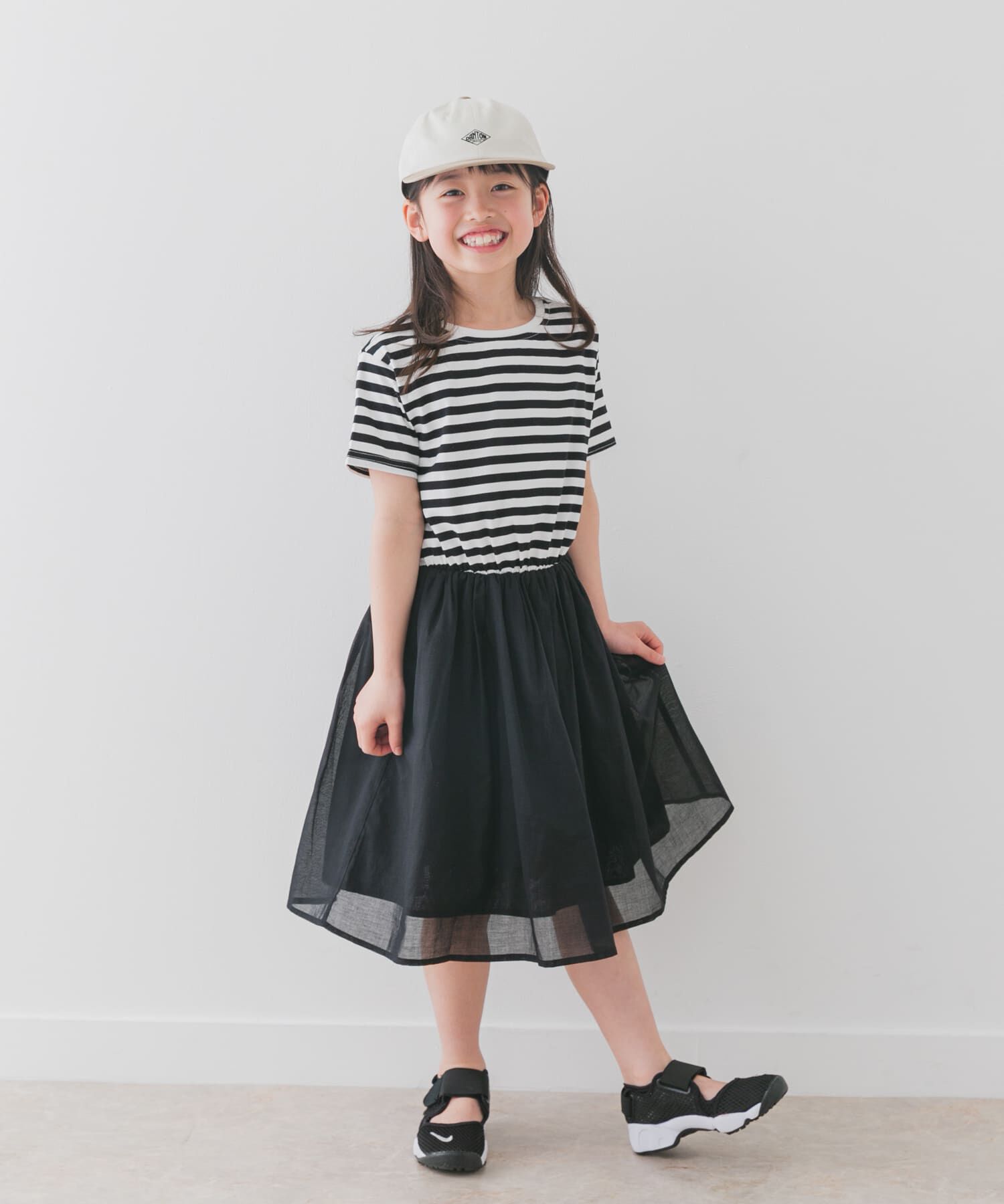 URBAN RESEARCH DOORS「『親子リンク』『UR TECH』ボイルドッキングワンピース(KIDS)」|ワンピース|
