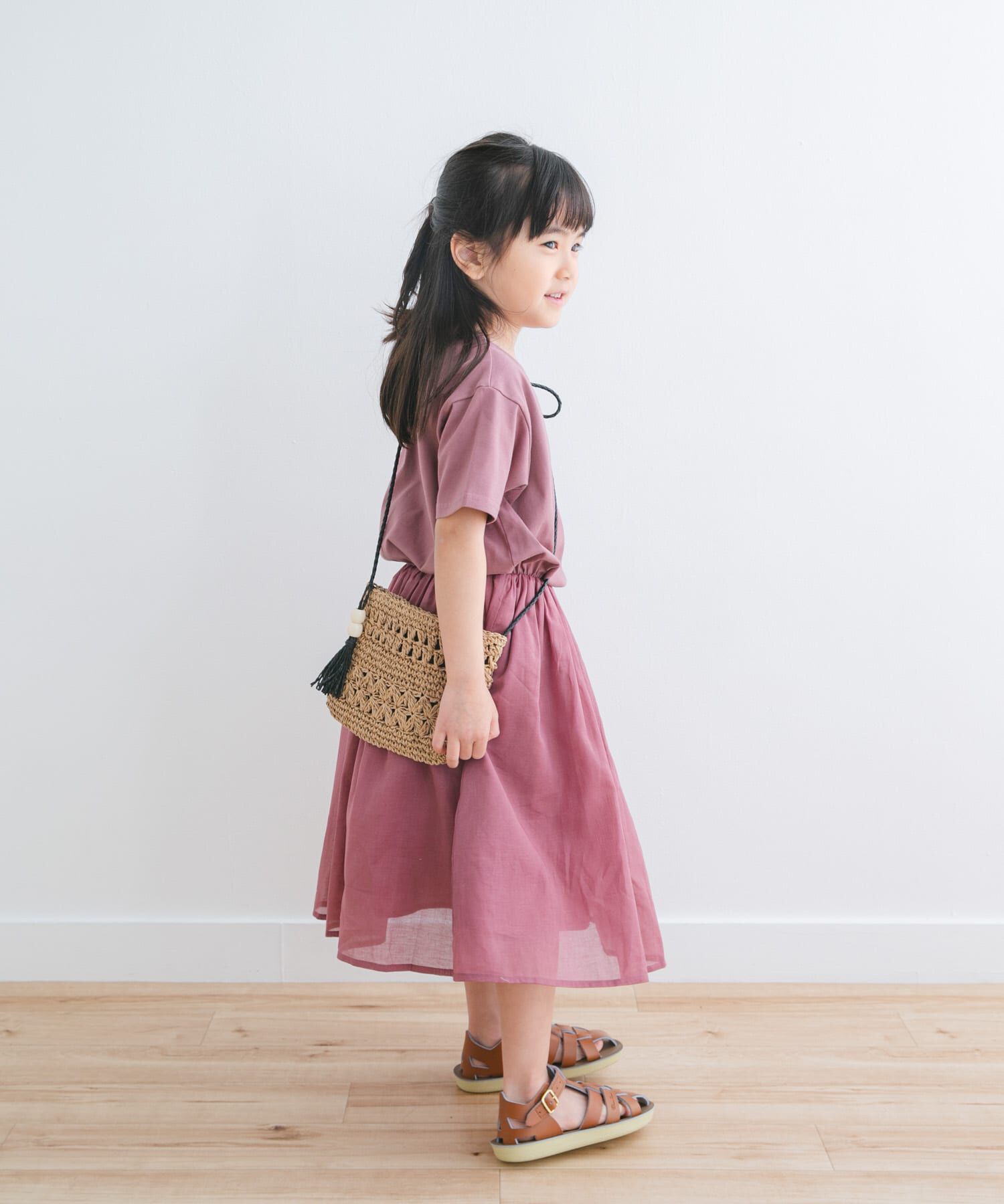 URBAN RESEARCH DOORS「『親子リンク』『UR TECH』ボイルドッキングワンピース(KIDS)」|ワンピース|