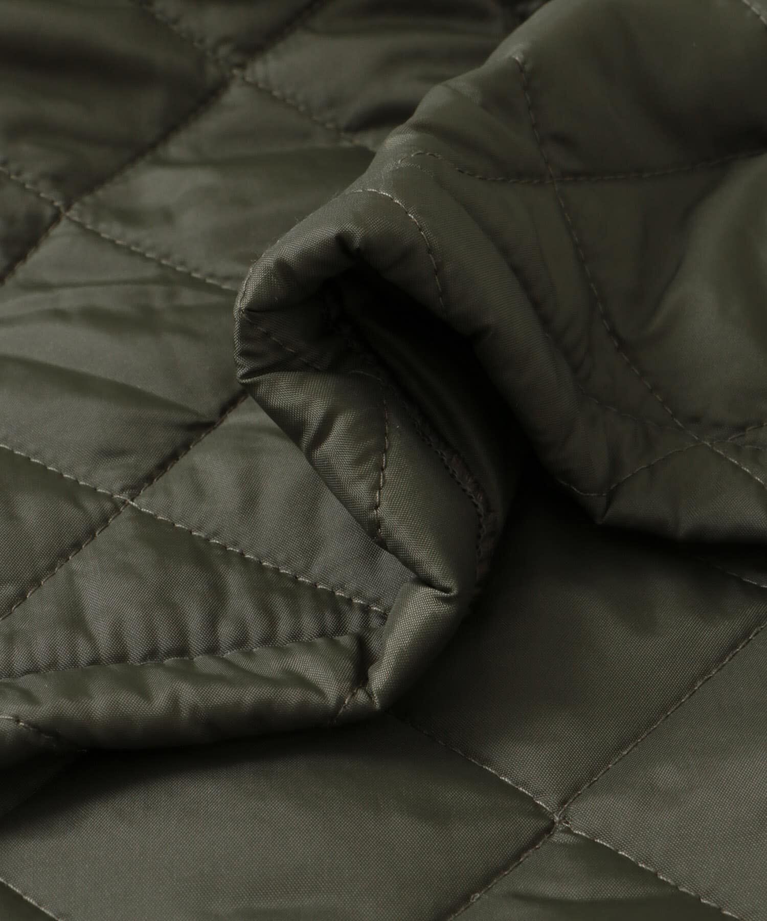 URBAN RESEARCH DOORS「Barbour　long quilted jacket」|ノーカラーコート|