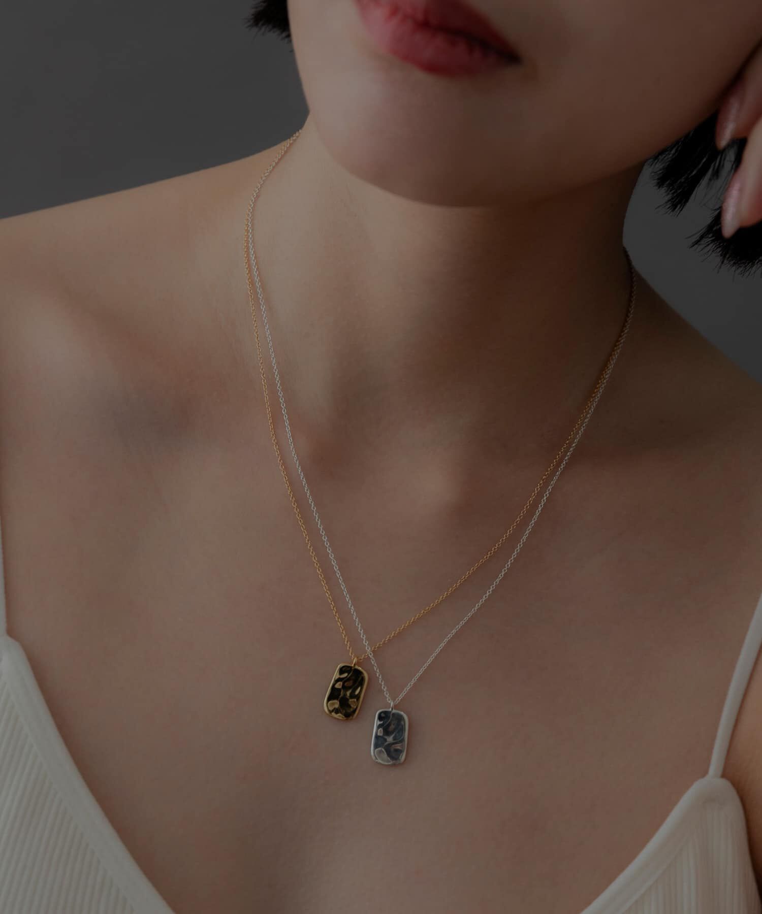 SMELLY「SMELLY so&rsquo;　rectangle plate necklace」|ネックレス|