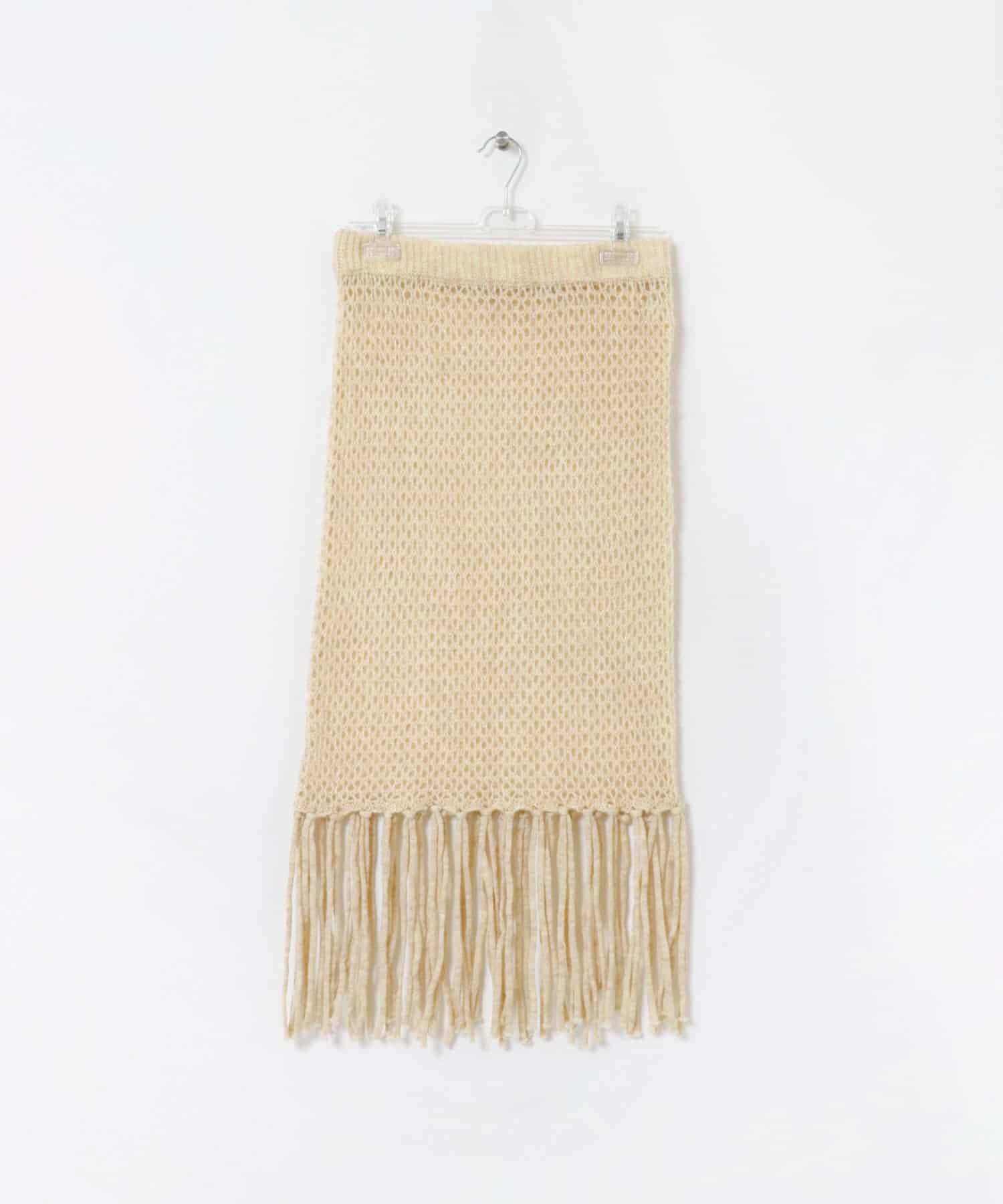 LAATO「fringe mesh skirt」|スカート|