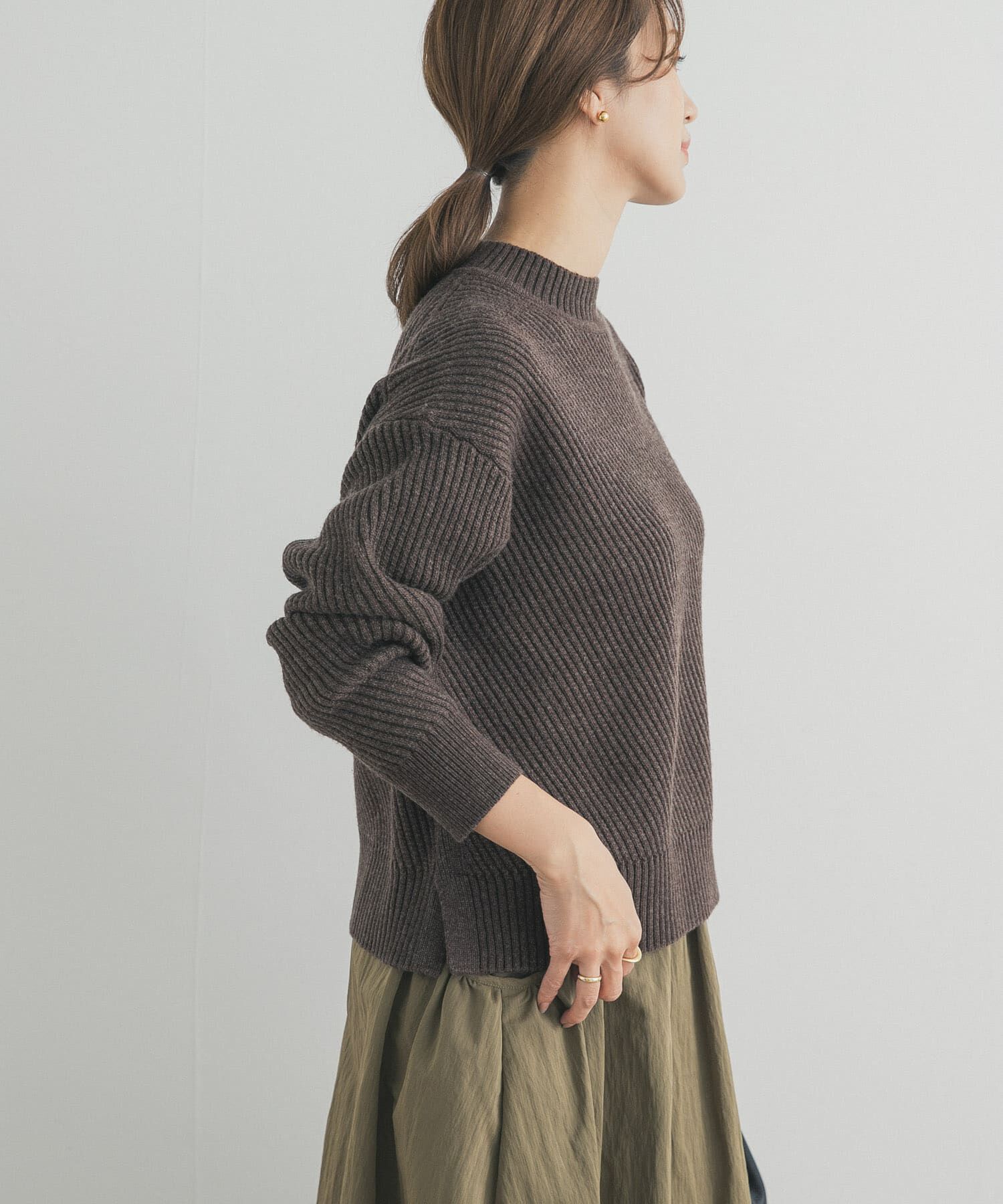 URBAN RESEARCH DOORS「ツイル編みKNIT」|ニット・セーター|
