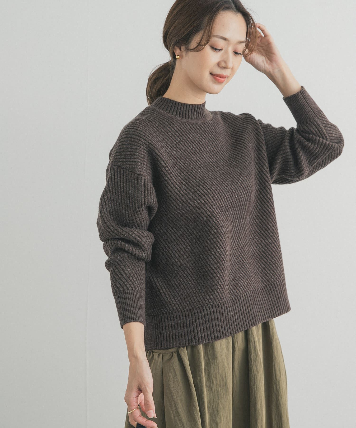 URBAN RESEARCH DOORS「ツイル編みKNIT」|ニット・セーター|