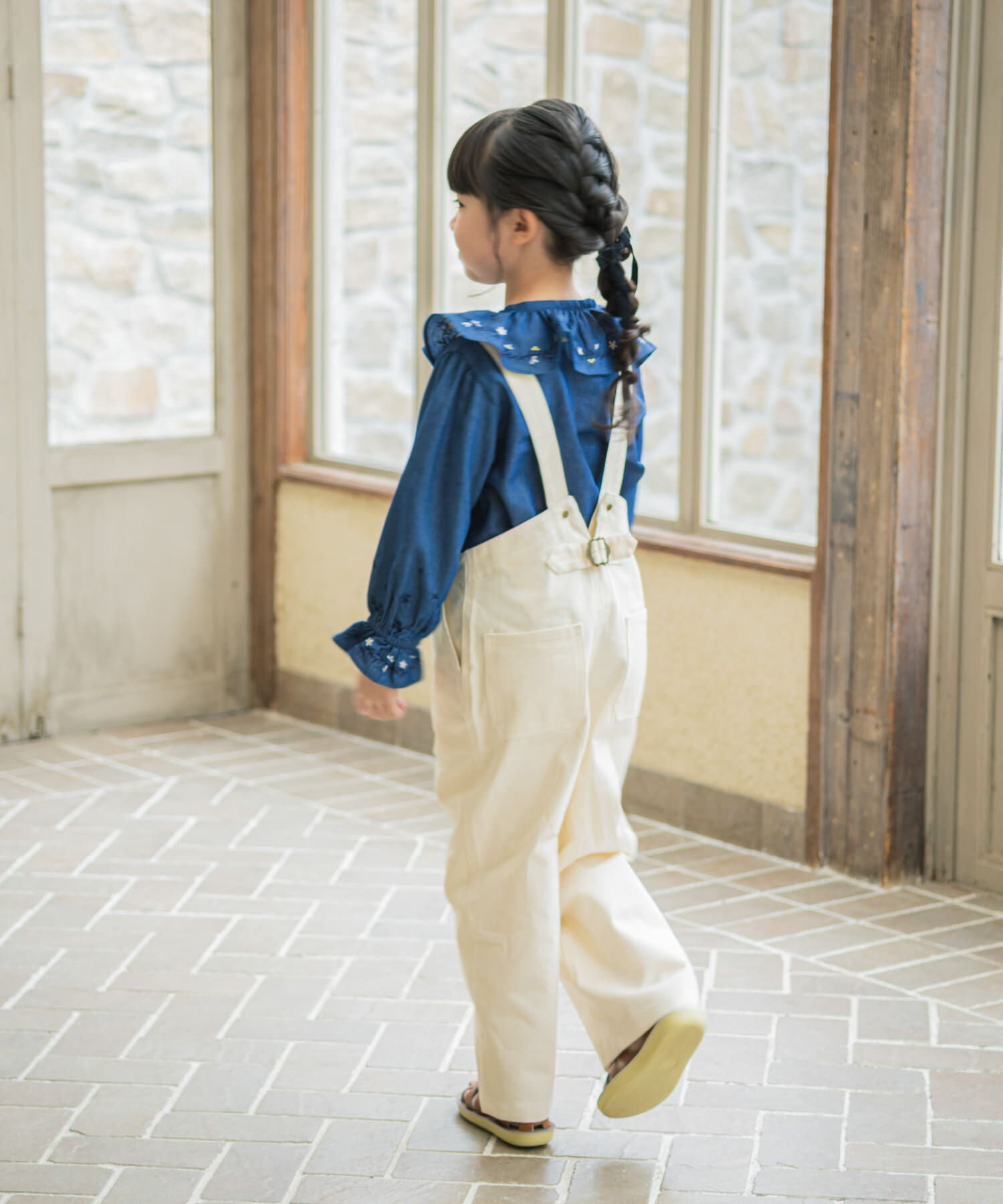 親子リンク』『150サイズあり』フロントZIPサロペット(KIDS)（URBAN