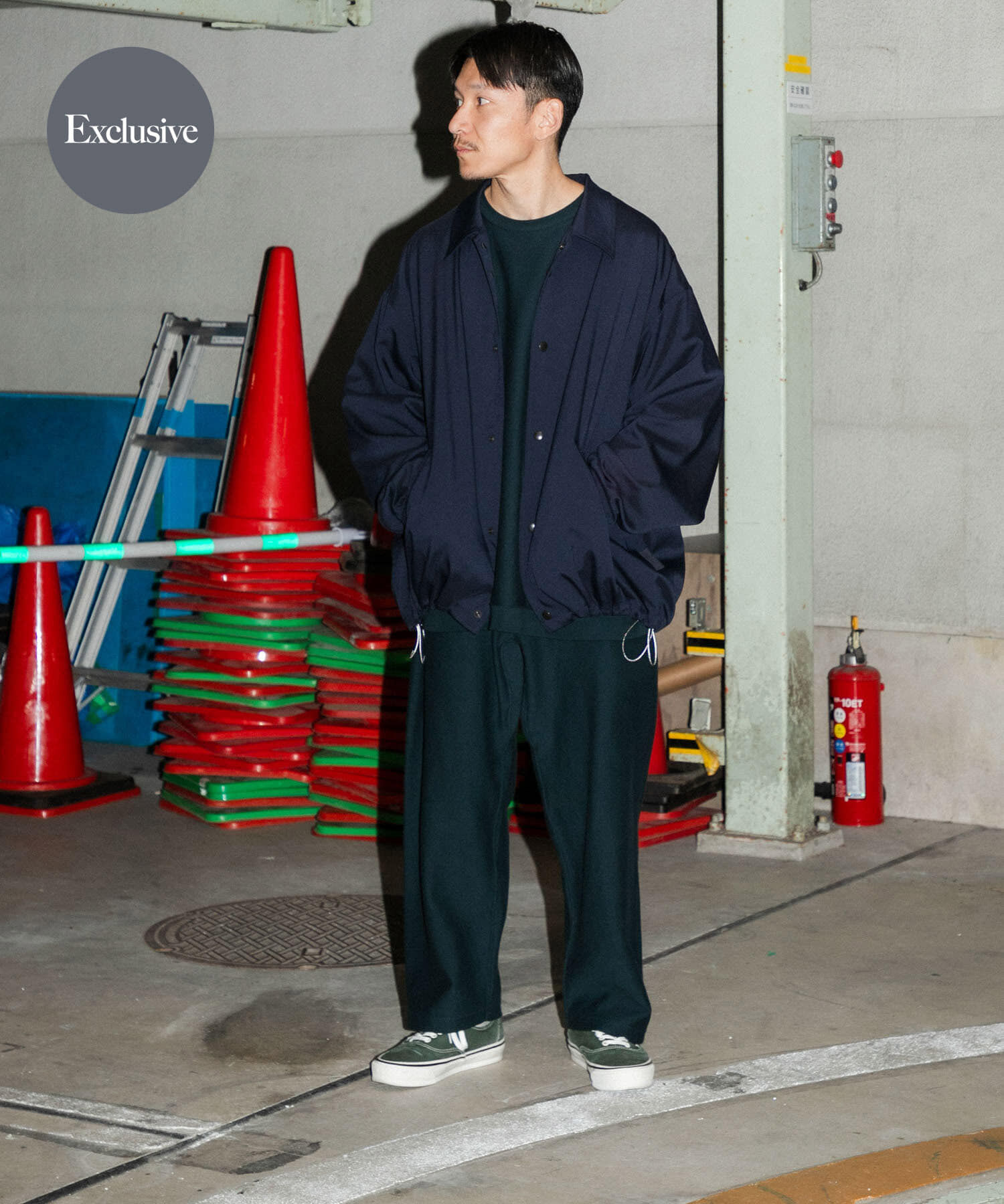 URBAN RESEARCH「『別注』Champion&times;Wide Dad　RW DAD SWEAT PANTS」|その他|ネイビー