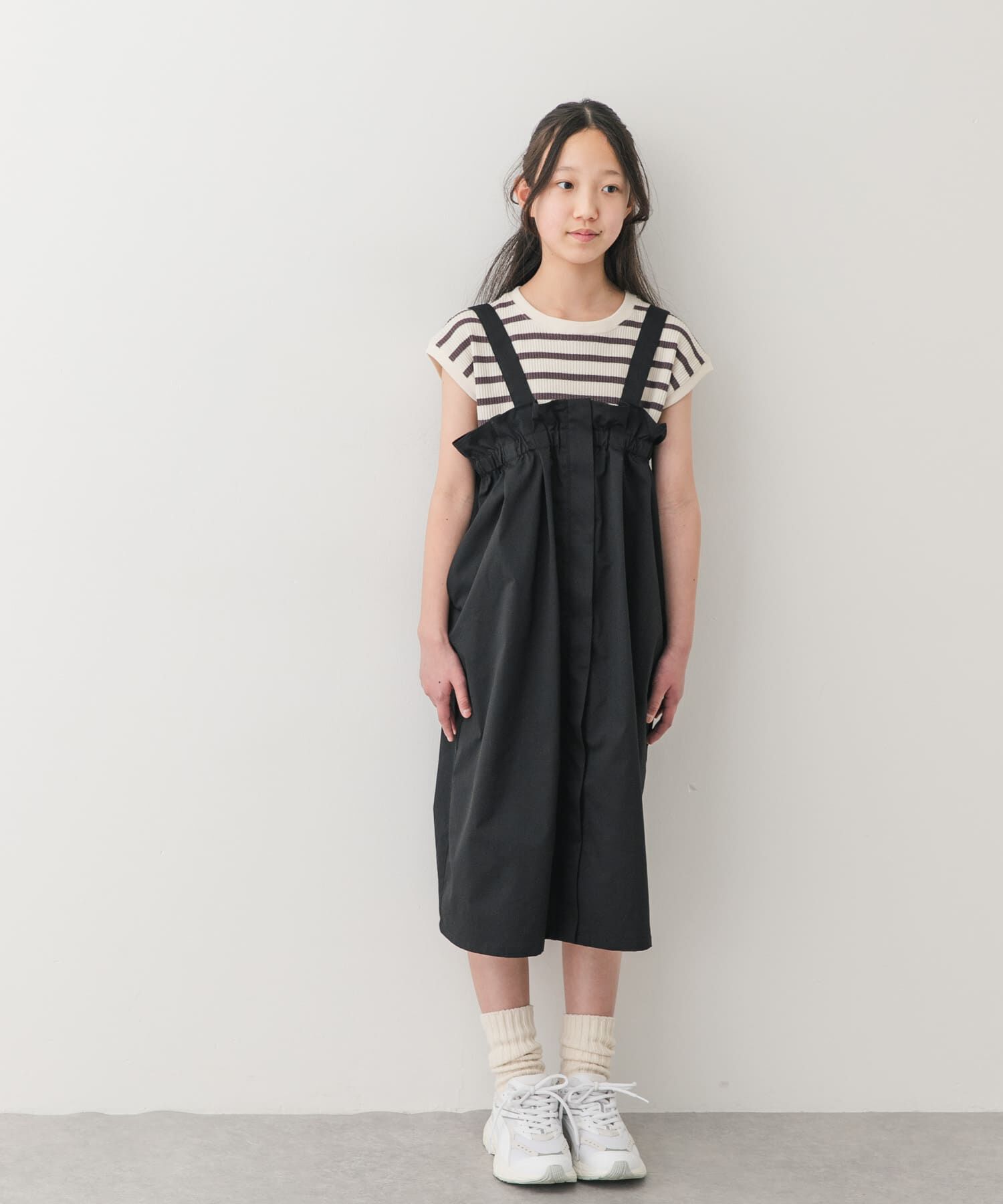 URBAN RESEARCH DOORS「『150ｻｲｽﾞ』『接触冷感/ｲｰｼﾞｰｹｱ』撥水ﾜｰｸｼﾞｬﾝﾊﾟｰｽ」|ワンピース|