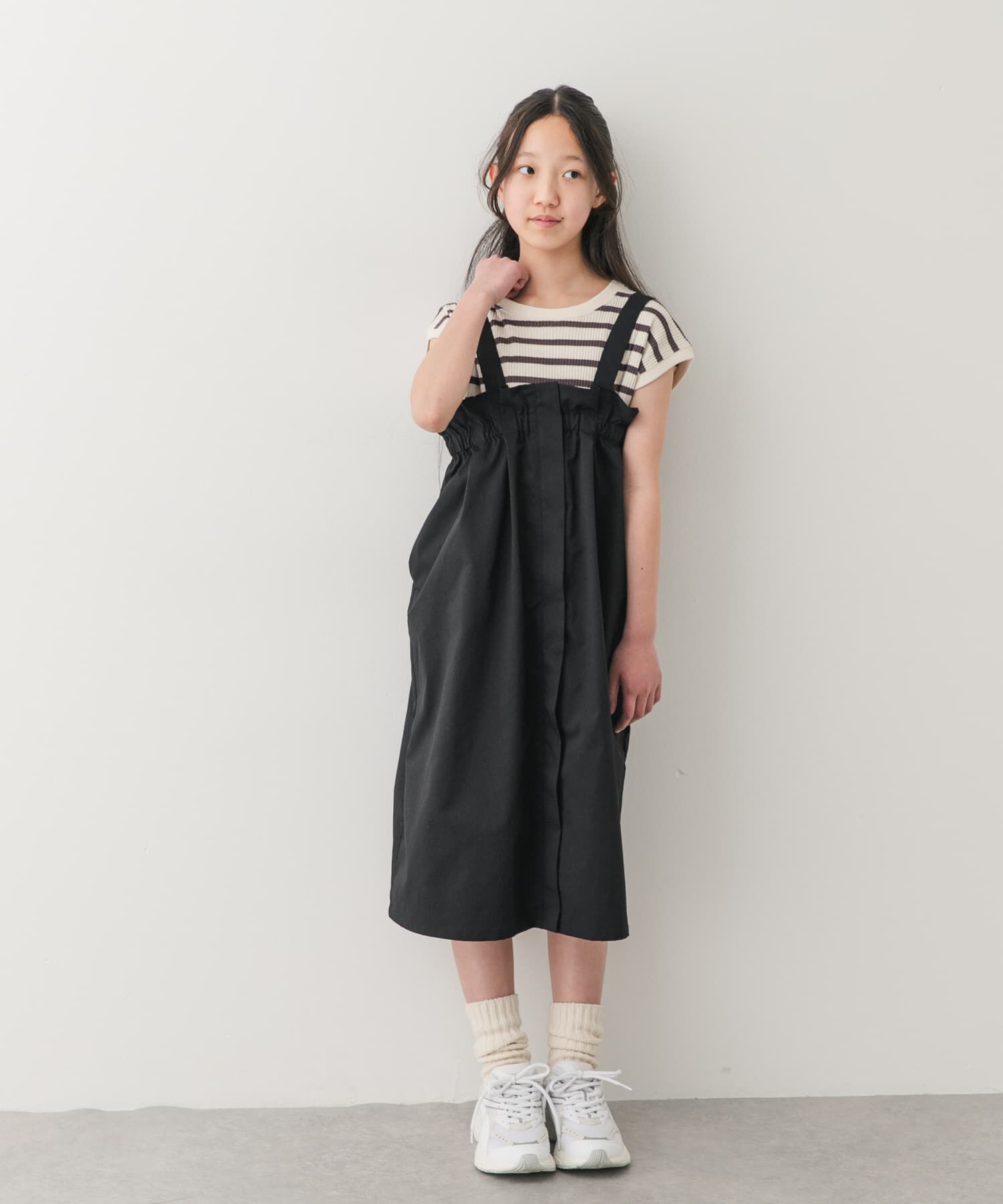 URBAN RESEARCH DOORS「『150ｻｲｽﾞ』『接触冷感/ｲｰｼﾞｰｹｱ』撥水ﾜｰｸｼﾞｬﾝﾊﾟｰｽ」|ワンピース|