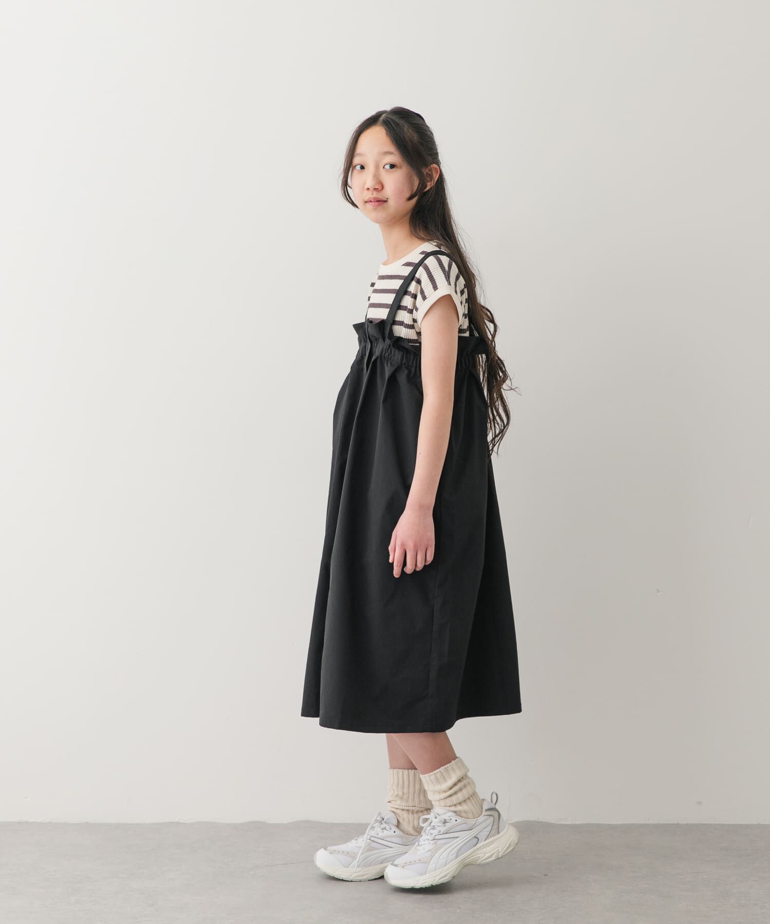 URBAN RESEARCH DOORS「『150ｻｲｽﾞ』『接触冷感/ｲｰｼﾞｰｹｱ』撥水ﾜｰｸｼﾞｬﾝﾊﾟｰｽ」|ワンピース|