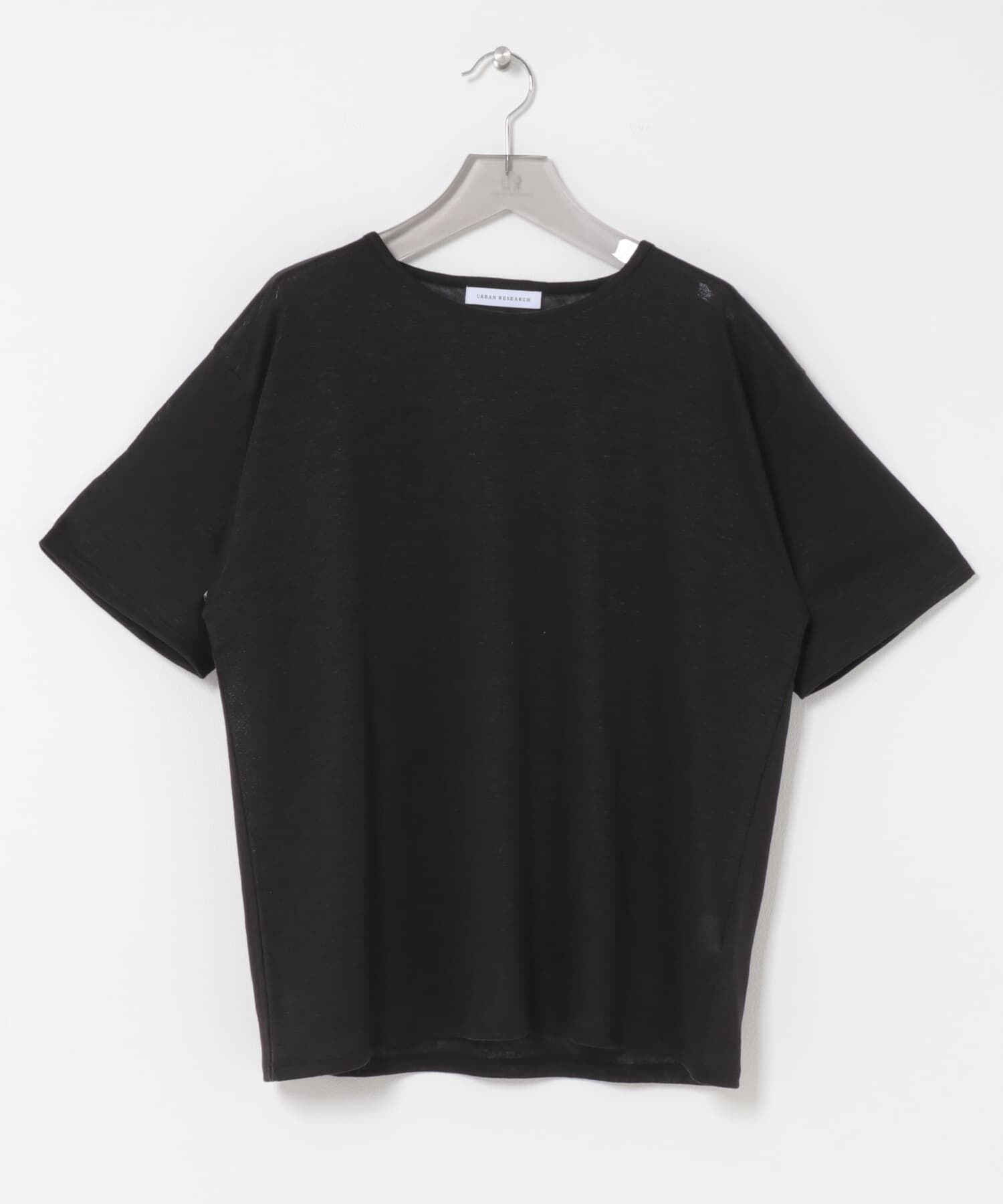 URBAN RESEARCH「『洗濯可』LINEN NARROW TRIM T-SHIRTS」|Tシャツ・カットソー|