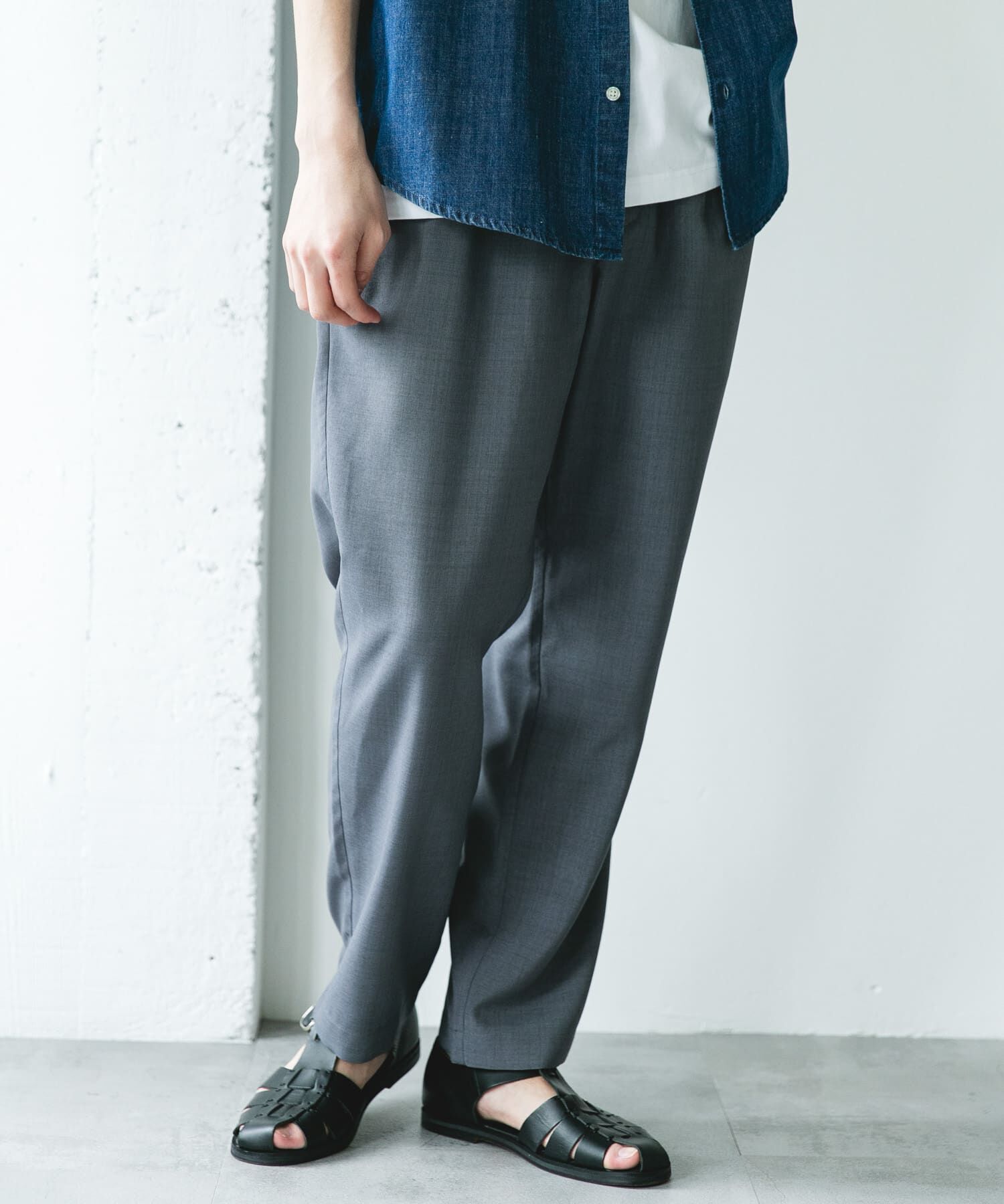 URBAN RESEARCH DOORS「リネンライクイージートラウザー」|その他|