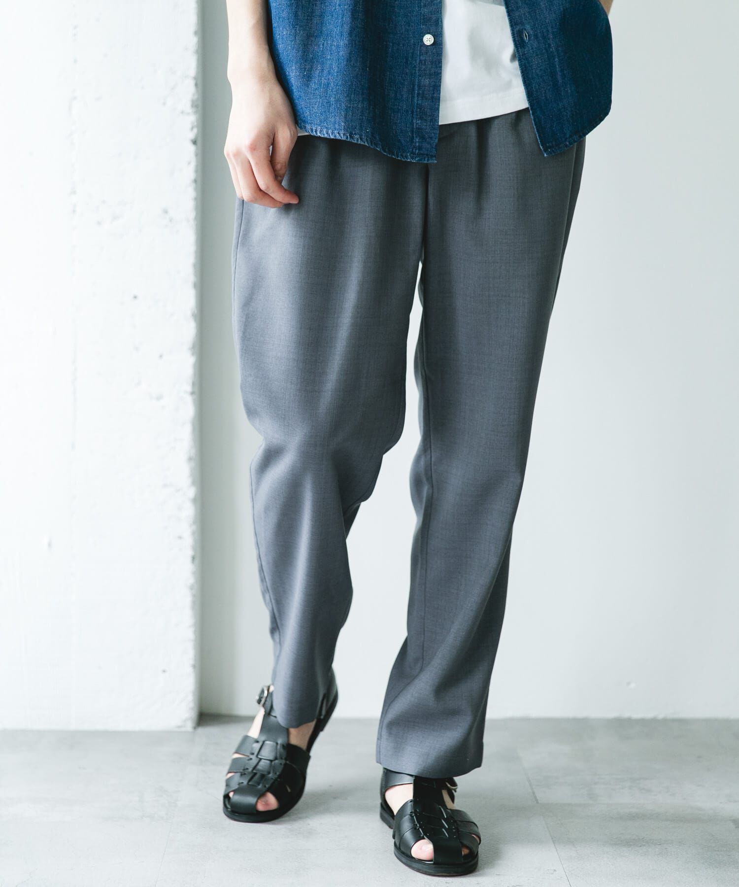 URBAN RESEARCH DOORS「リネンライクイージートラウザー」|その他|