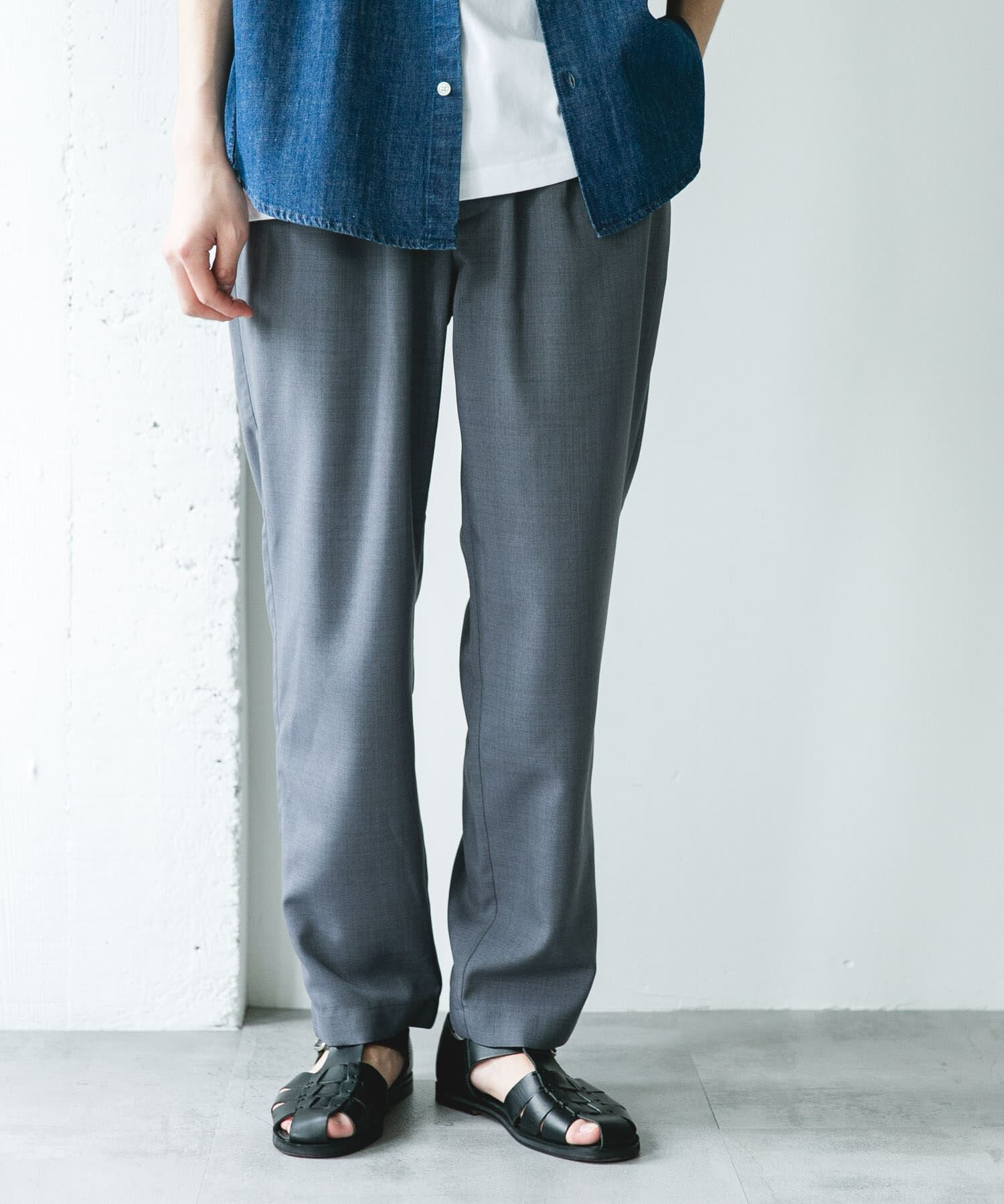 URBAN RESEARCH DOORS「リネンライクイージートラウザー」|その他|